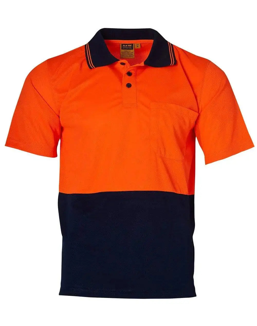 High Visibility Short Sleeve SW01TD Metro Workwear.