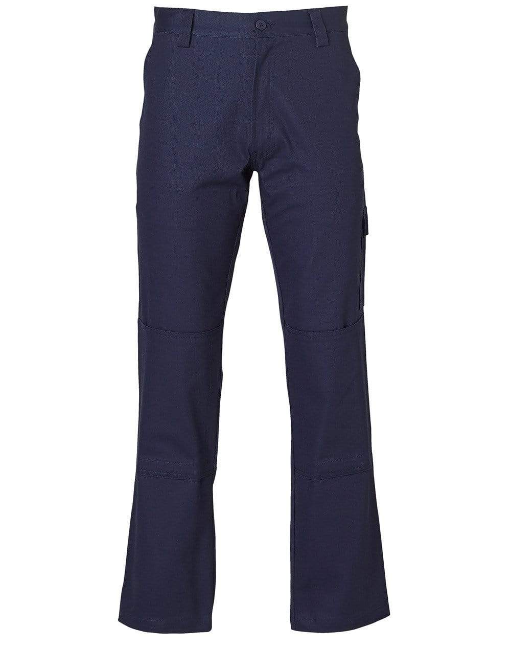 Men's Heavy Cotton Drill Cargo Pants WP03 Work Wear Australian Industrial Wear 77R Navy 