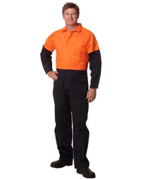 Men's Two Tone Coverall Stout Size SW205 Metro Workwear.