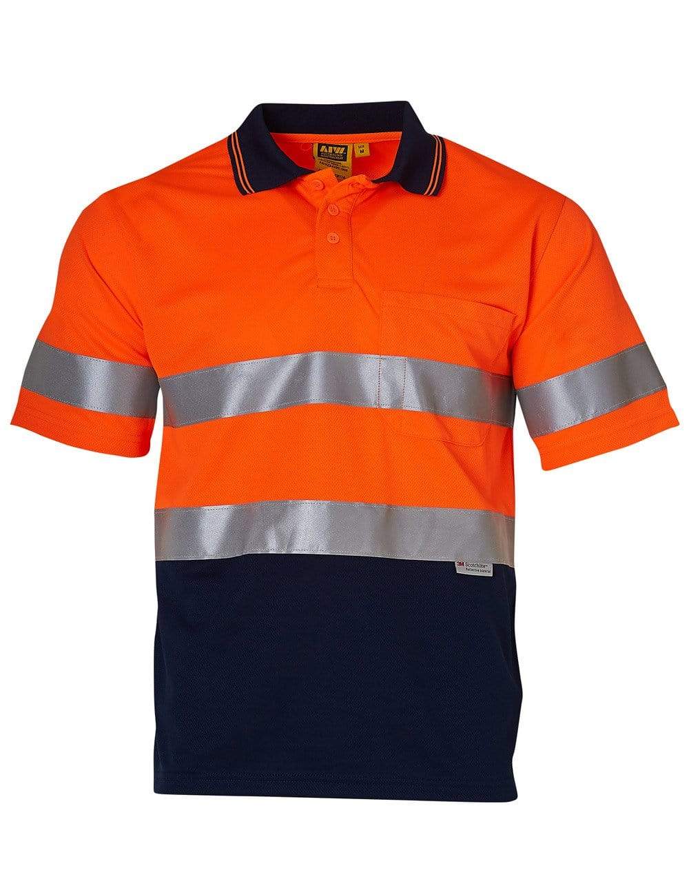 Short Sleeve Safety Polo SW17A Metro Workwear.