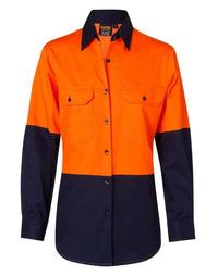 Women's Long Sleeve Safety Shirt SW64 Metro Workwear.