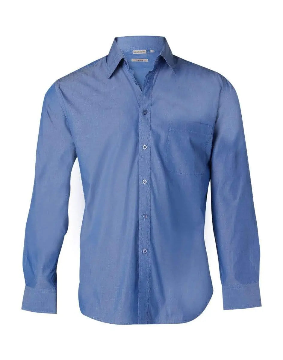 BENCHMARK Men's Nano ™ Tech Long Sleeve Shirt M7002 Metro Workwear.