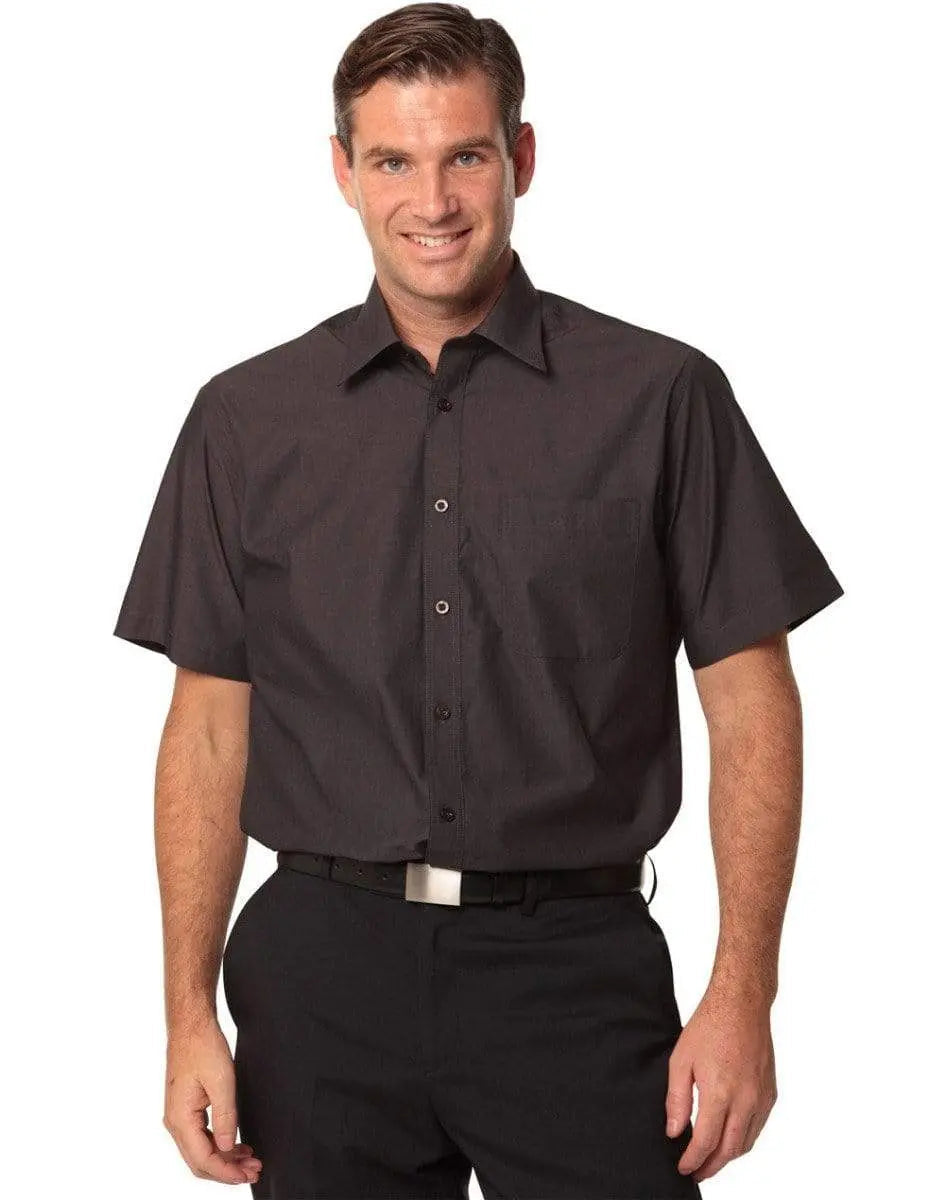 BENCHMARK Men's Nano ™ Tech Short Sleeve Shirt M7001 Metro Workwear.
