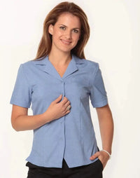 BENCHMARK Women's CoolDry Short Sleeve Overblouse M8614S Metro Workwear.