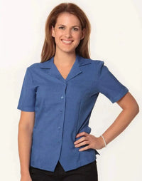 BENCHMARK Women's CoolDry Short Sleeve Overblouse M8614S Metro Workwear.