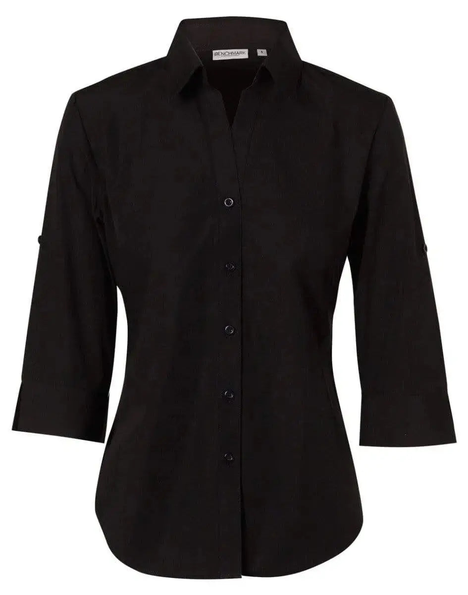 BENCHMARK Women's Nano ™ Tech 3/4 Sleeve Shirt M8003 Metro Workwear.