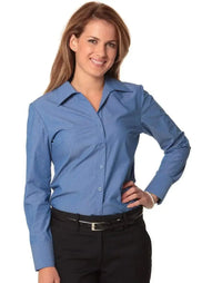 BENCHMARK Women's Nano ™ Tech Long Sleeve Shirt M8002 Metro Workwear.