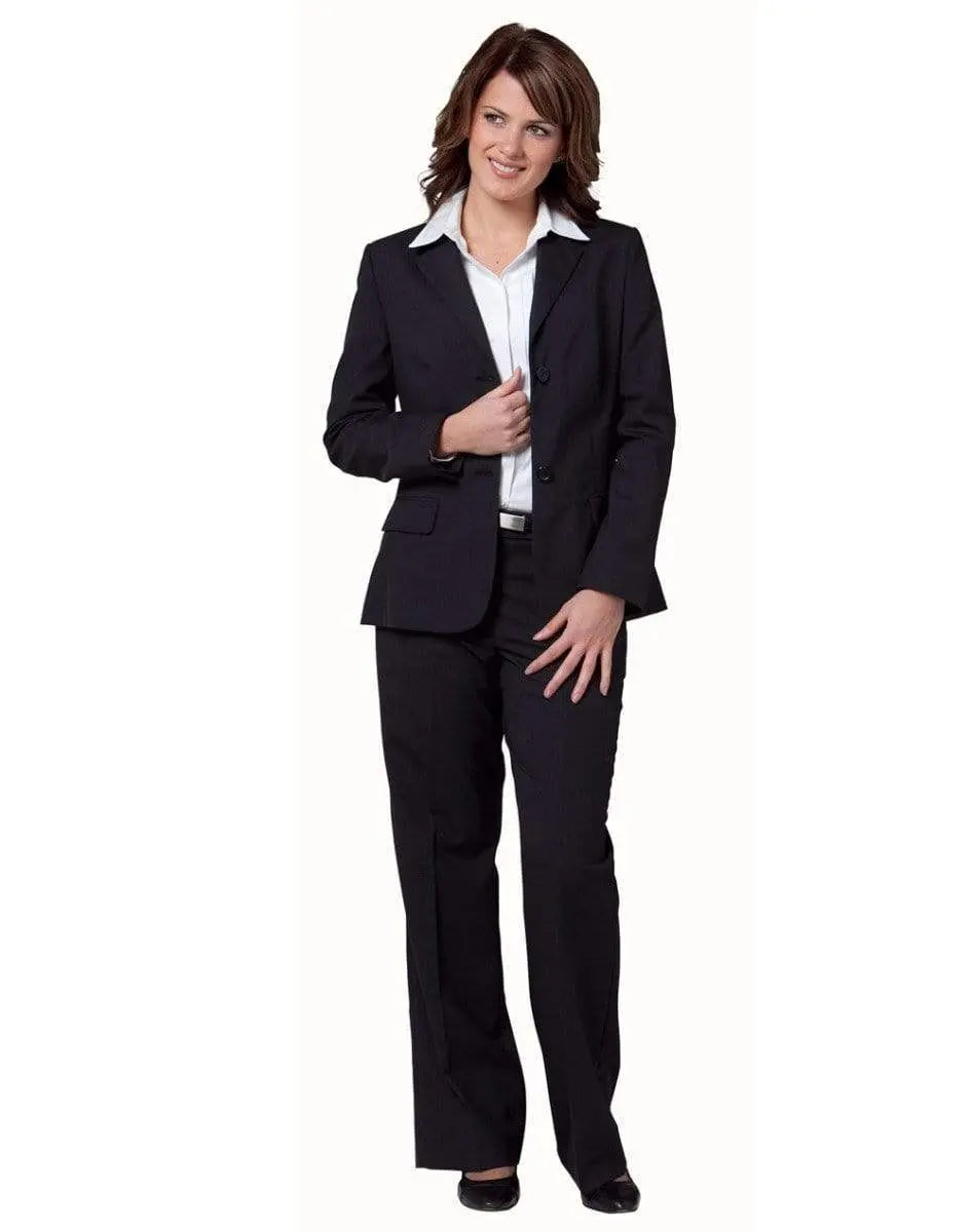 BENCHMARK Women's Poly/Viscose Stretch Two Buttons Mid Length Jacket M9206 Metro Workwear.