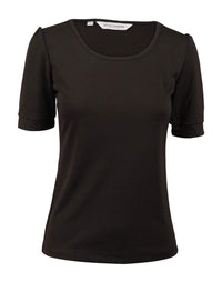 BENCHMARK Women's Scoop Neck T-Top M8800 Corporate Wear Benchmark Black 6 