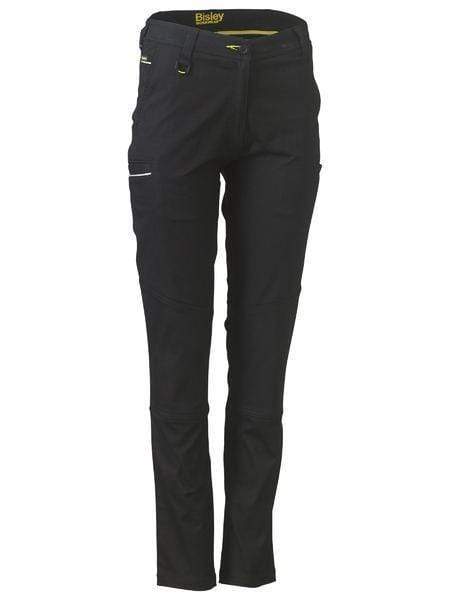 Bisley Workwear Work Wear Black / 6 Bisley WOMENS STRETCH COTTON PANTS BPL6015