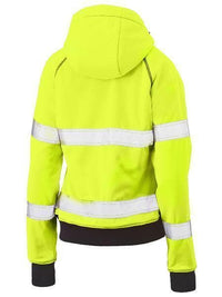 Bisley Workwear Work Wear Bisley WOMENS TAPED HI VIS FLEECE HOODIE BKL6819T