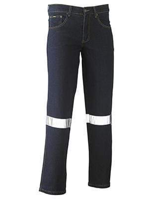 Bisley Workwear Work Wear DENIM (BTWB) / 77R BISLEY WORKWEAR 3M TAPED ROUGH RIDER STRETCH DENIM JEAN BP6712T