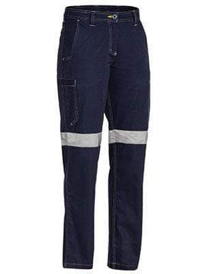 Bisley Workwear Work Wear NAVY (BPCT) / 8 BISLEY WORKWEAR WOMENS 3M TAPED COOL VENTED LIGHTWEIGHT LIGHTWEIGHT PANT BPL6431T