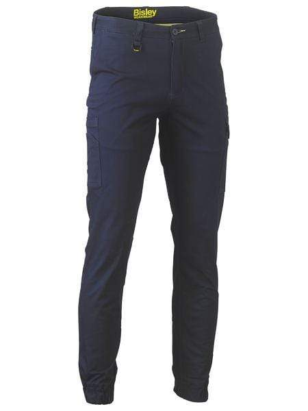 Bisley Workwear Work Wear Navy / 77 R Bisley STRETCH COTTON DRILL CARGO CUFFED PANTS BPC6028