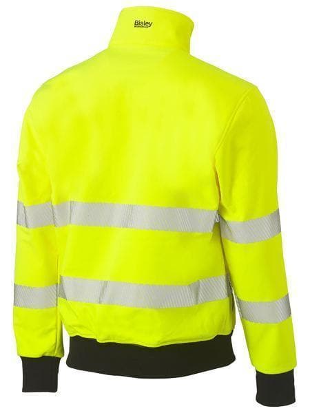 Bisley Workwear Worl Wear Bisley TAPED HI VIS SOFT SHELL BOMBER JACKET BJ6979T