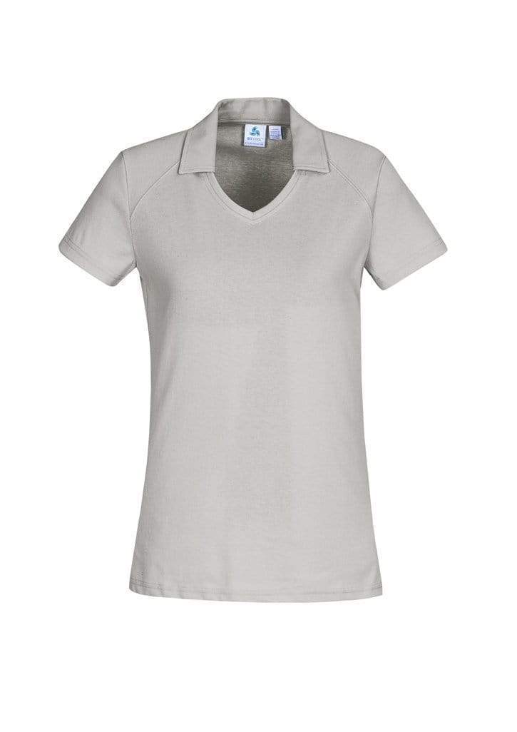 Biz Care Casual Wear Sand / 8 Biz Collection Byron Ladies Polo P011LS