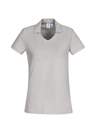 Biz Care Casual Wear Sand / 8 Biz Collection Byron Ladies Polo P011LS