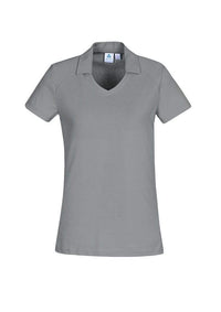 Biz Care Casual Wear Silver / 8 Biz Collection Byron Ladies Polo P011LS