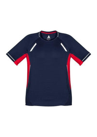 Biz Collection Casual Wear Navy/Red/Silver / 4 Biz Collection Kid’s Renegade Tee T701KS