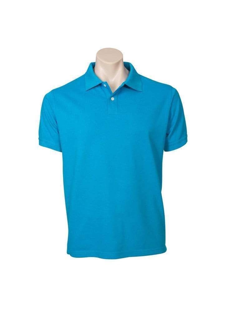 Biz Collection Casual Wear Cyan Blue / S Biz Collection Men’s Neon Polo P2100