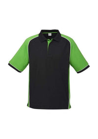 Biz Collection Casual Wear Black/Green/White / S Biz Collection Men’s Nitro Polo P10112