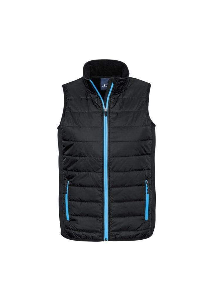 Biz Collection Casual Wear Black/Cyan / S Biz Collection Men’s Stealth Tech Vest J616m