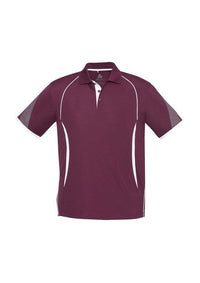 Biz Collection Casual Wear Maroon/White / 4 Biz Collection Razor Kids Polo P405KS