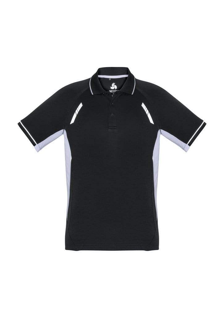 Biz Collection Casual Wear Black/White/Silver / 4 Biz Collection Renegade Kids Polo P700KS