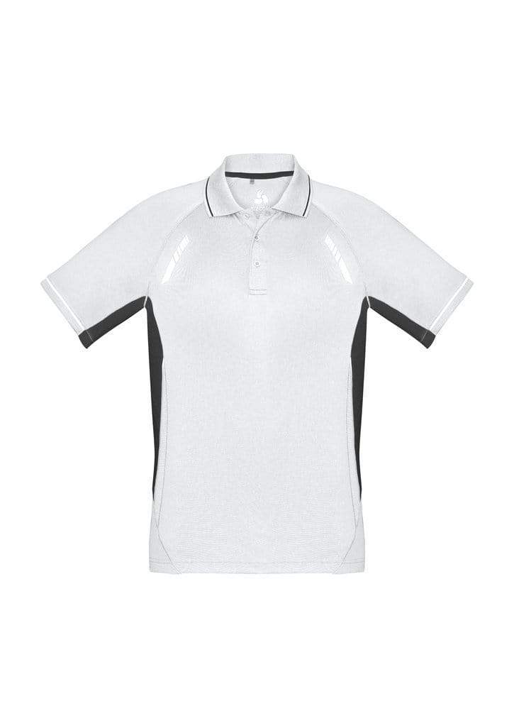 Biz Collection Casual Wear White/Black/Silver / 4 Biz Collection Renegade Kids Polo P700KS