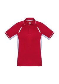 Biz Collection Casual Wear S / Red/White/Silver Biz Collection Renegade Mens Polo P700MS