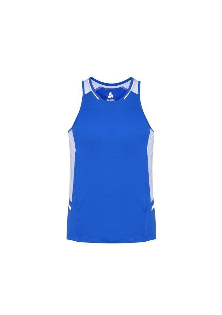 Biz Collection Casual Wear Royal/White/Silver / XS Biz Collection Renegade Mens Singlet SG702M