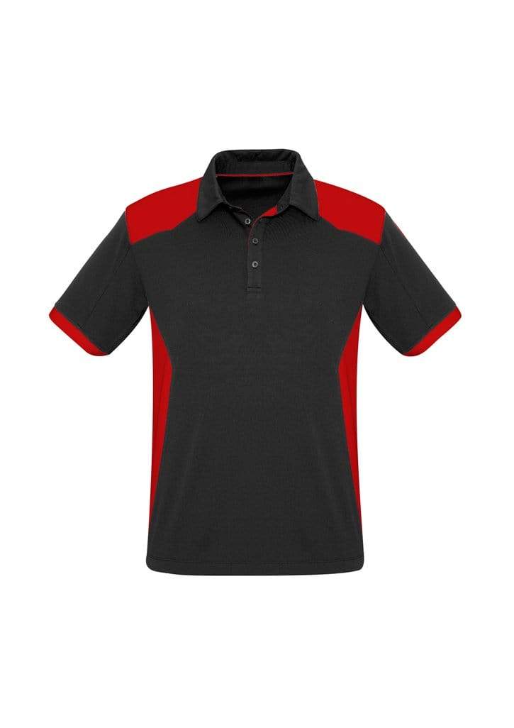 Biz Collection Casual Wear S / Black/Red Biz Collection Rival Mens Polo P705MS