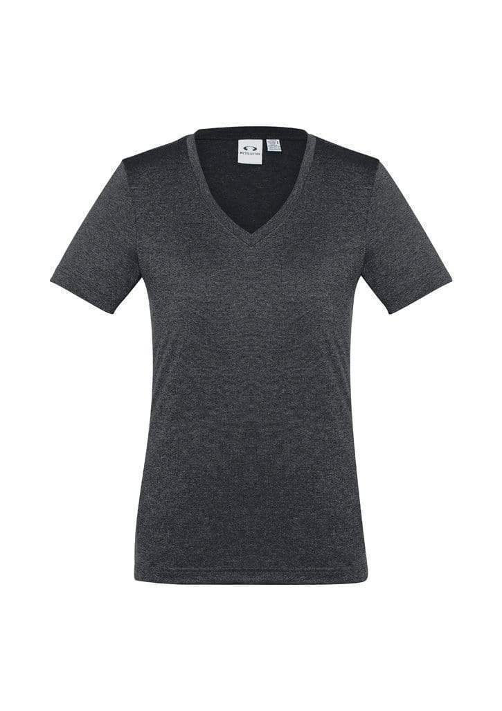 Biz Collection Casual Wear Charcoal / 6 Biz Collection Women’s Aero Tee T800LS