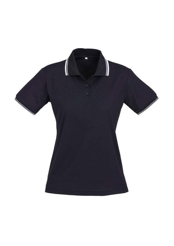 Biz Collection Casual Wear Navy/White/White / 8 Biz Collection Women’s Cambridge Polo P227LS