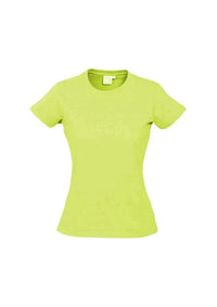 Biz Collection Casual Wear Fluoro Yellow/Lime / 6 Biz Collection Women’s Ice Tee T10022