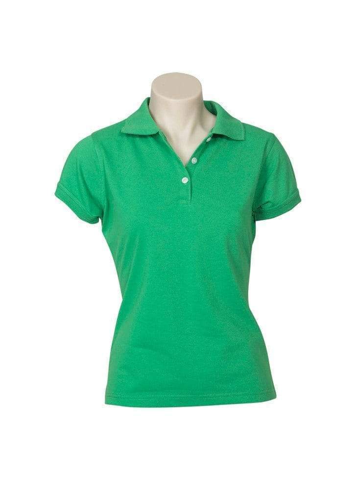 Biz Collection Casual Wear Green / 6 Biz Collection Women’s Neon Polo P2125