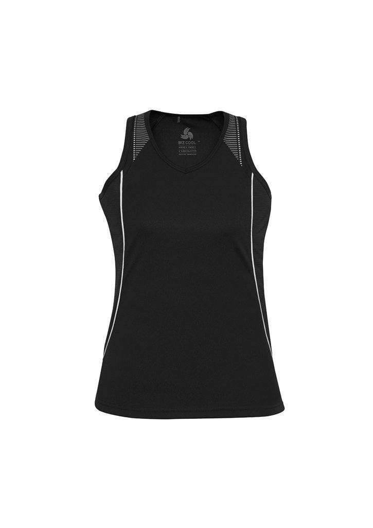 Biz Collection Casual Wear Black/White / 8 Biz Collection Women’s Razor Singlet SG407L