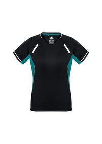 Biz Collection Casual Wear Black/Teal/Silver / 6 Biz Collection Women’s Renegade Tee T701LS