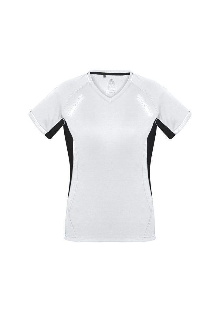 Biz Collection Casual Wear White/Black/Silver / 6 Biz Collection Women’s Renegade Tee T701LS