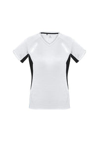 Biz Collection Casual Wear White/Black/Silver / 6 Biz Collection Women’s Renegade Tee T701LS