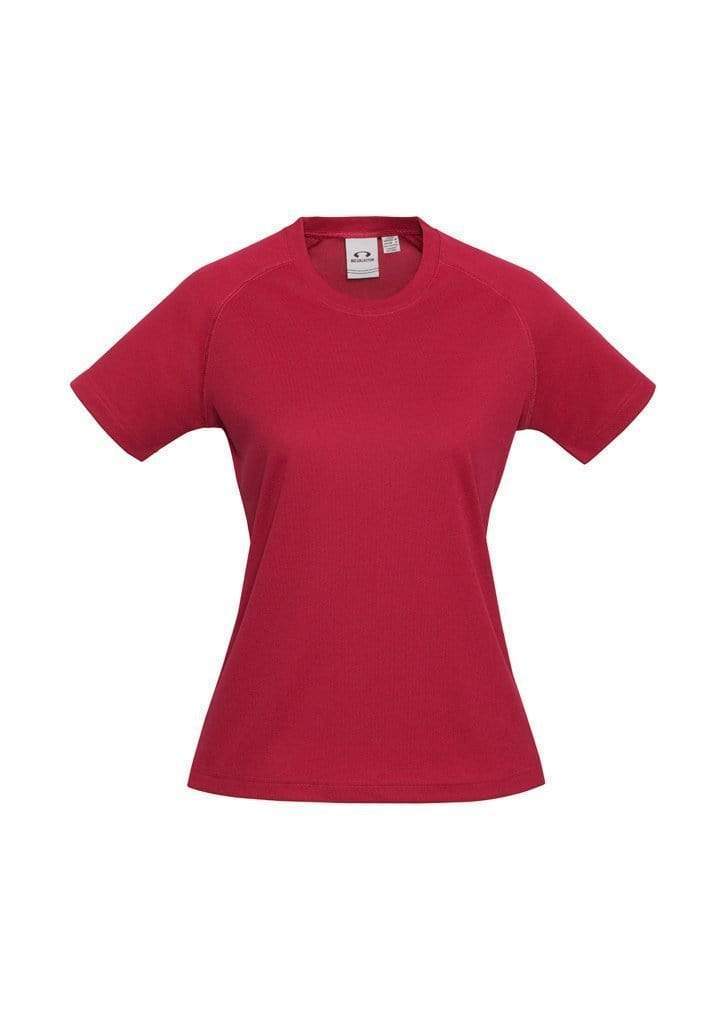 Biz Collection Casual Wear Red / 6 Biz Collection Women’s Sprint Tee T301LS