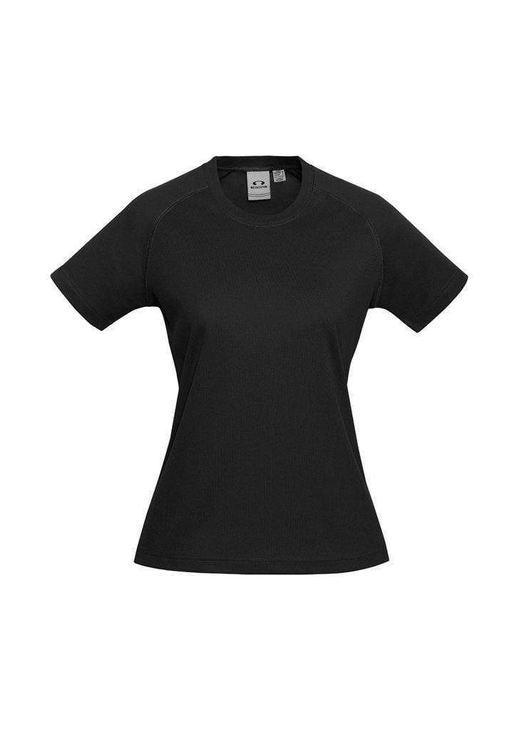 Biz Collection Casual Wear Black / 6 Biz Collection Women’s Sprint Tee T301LS