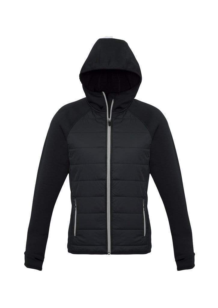 Biz Collection Casual Wear Black/Silver Grey / XS Biz Collection Women’s Stealth Tech Hoodie J515l