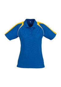 Biz Collection Casual Wear Royal/Gold/White / 10 Biz Collection Women’s Triton Polo P225LS