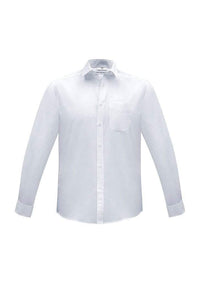 Biz Collection Corporate Wear White / XS Biz Collection Men’s Euro Long Sleeve Shirt S812ML