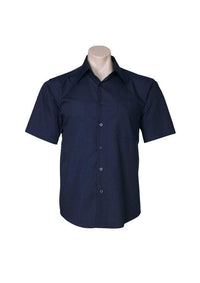 Biz Collection Corporate Wear Navy / S Biz Collection Men’s Metro Short Sleeve Shirt Sh715