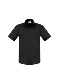 Biz Collection Corporate Wear Black / XS Biz Collection Men’s Monaco Short Sleeve Shirt S770ms