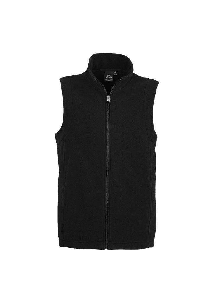 Biz Collection Corporate Wear Black / XS Biz Collection Men’s Plain Micro Fleece Vest F233mn