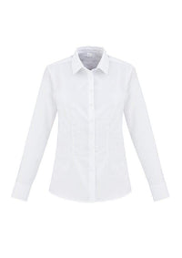 Biz Collection Corporate Wear White / 6 Biz Collection Regent Ladies L/S Shirt S912LL