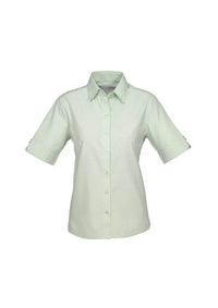 Biz Collection Corporate Wear Green / 6 Biz Collection Women’s Ambassador Short Sleeve Shirt S29522